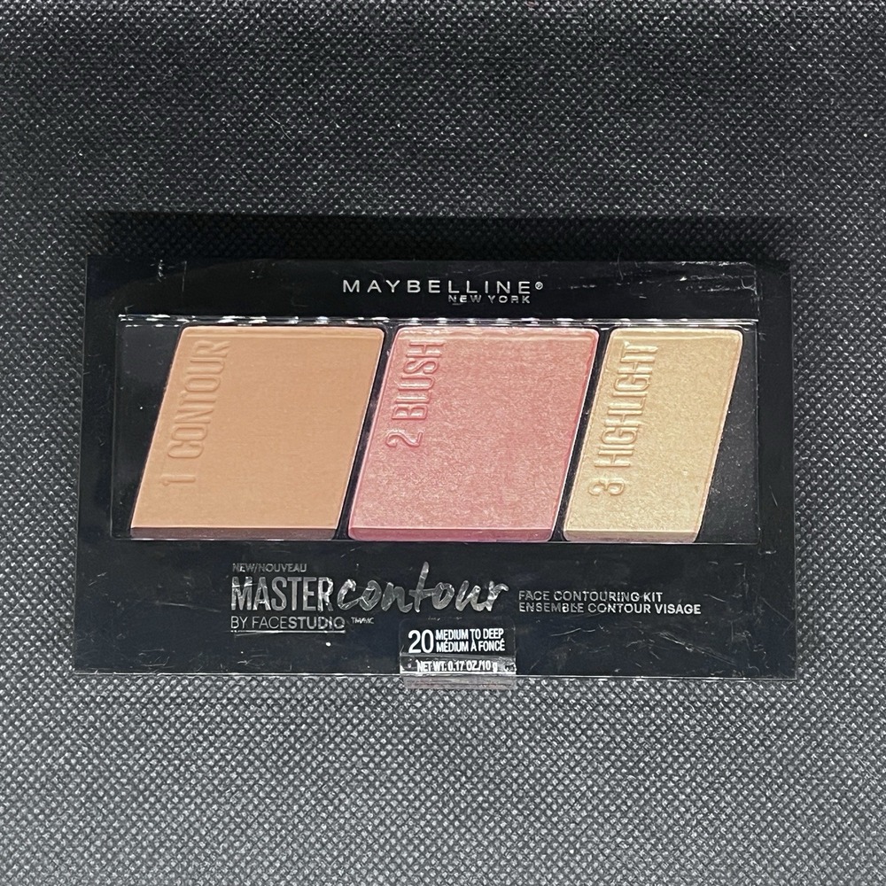MAYBELLINE Master Face CONTOURING Kit #20 MEDIUM TO DEEP Still Sealed